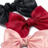 Black, red and pink bow hair accessories for girls, cute and sweet headwear and hair clips Application Scenario